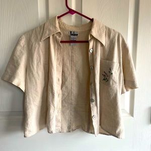 Vintage RJ&Co Embroidered Blouse